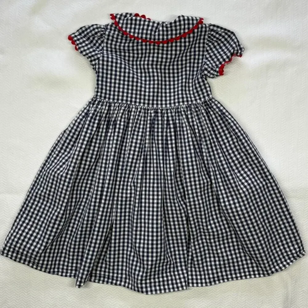 Funtasia Too Vintage Western Gingham Dress 4T